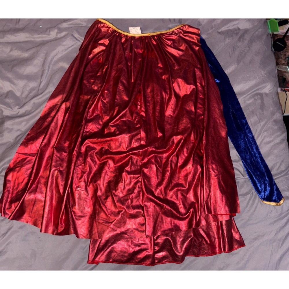 Rubie's Supergirl Costume Women Medium M DC Comics Dress w Cape - Picture 4 of 8
